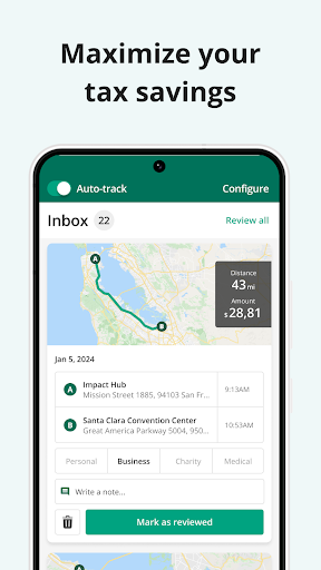 Mileage Tracker by Driversnote ekran görüntüsü
