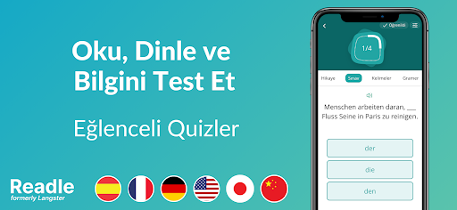 Readle: Her Gün Dil Öğrenin ekran görüntüsü