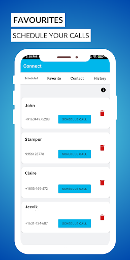 Connect - Call Scheduler ekran görüntüsü