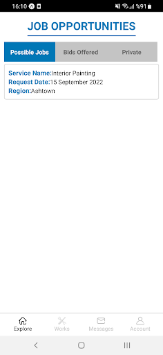 Servnear Provider ekran görüntüsü