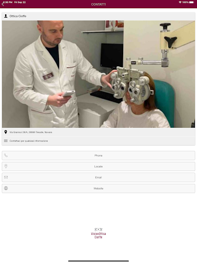 Ottica Cieffe ekran görüntüsü