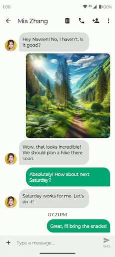 Fossify Messages ekran görüntüsü