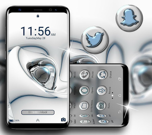Glossy Launcher Theme ekran görüntüsü