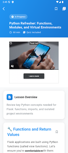 Learn Flask ekran görüntüsü