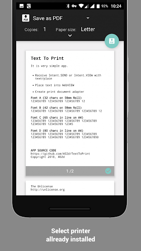 SHARE to PRINT.Intent ekran görüntüsü