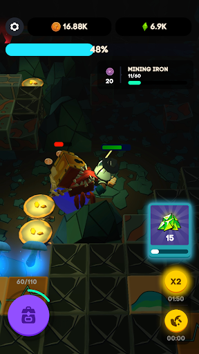 Dungeon Diggers: idle mine RPG ekran görüntüsü