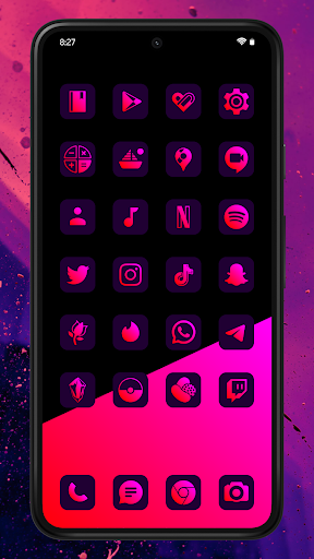 CyberGLAM - Icon Pack ekran görüntüsü