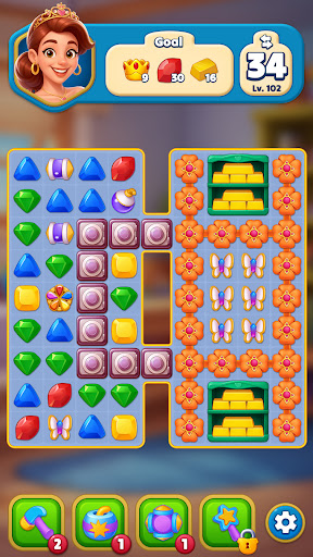Royal Jewel - Match 3 Decor ekran görüntüsü