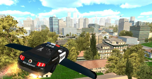 Flying Police Car Simulator ekran görüntüsü