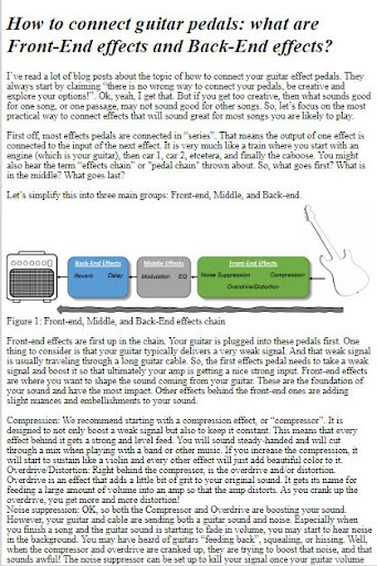How to Play Guitar Pedals ekran görüntüsü