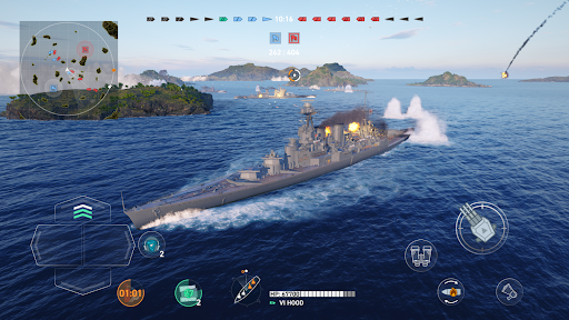 World of Warships Legends PvP ekran görüntüsü