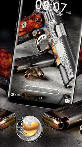 Fancy Gun Launcher Theme ekran görüntüsü
