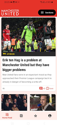 Manchester United News ekran görüntüsü