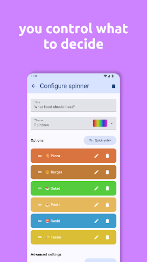 Decision Spin: Spin The Wheel ekran görüntüsü