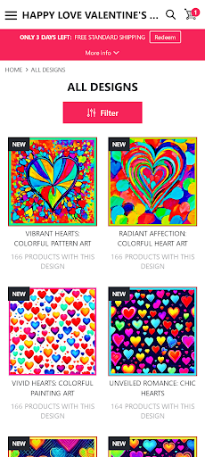 Happy Love Valentine's Shop ekran görüntüsü