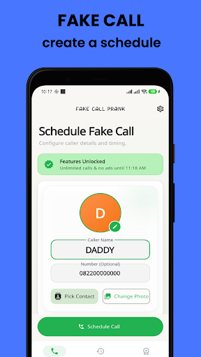 Fake Call Prank: Realistic Pro ekran görüntüsü