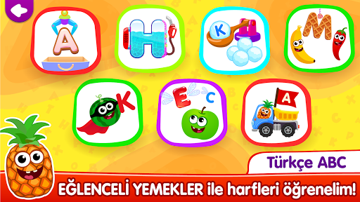 Alfabe eğitici çocuk oyunları! ekran görüntüsü