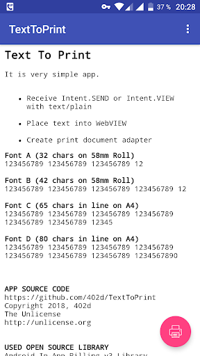 SHARE to PRINT.Intent ekran görüntüsü