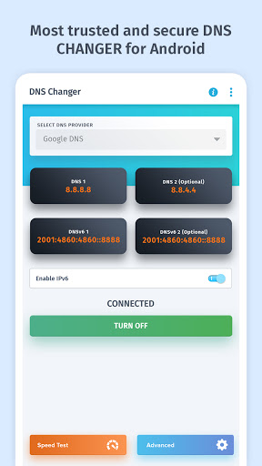 DNS Changer, IPv4 & IPv6 ekran görüntüsü