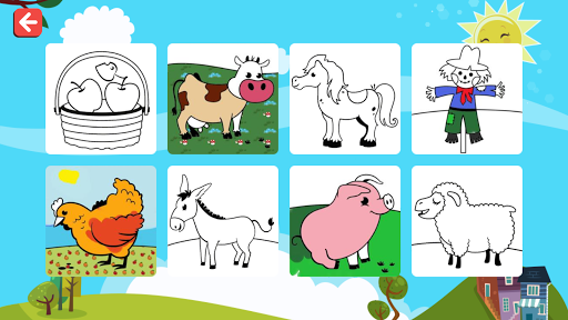 Finger Paint Coloring Book ekran görüntüsü