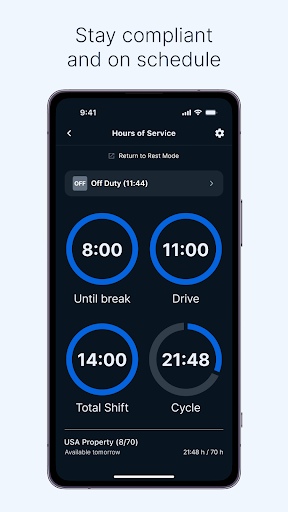 Samsara Driver ekran görüntüsü