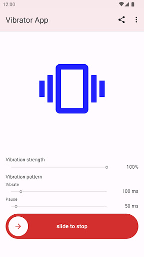 Vibrator App ekran görüntüsü