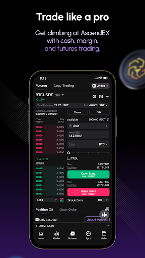 AscendEX: Kripto Para Ticaret ekran görüntüsü