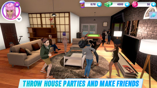 Virtual Sim Story: Home & Life ekran görüntüsü