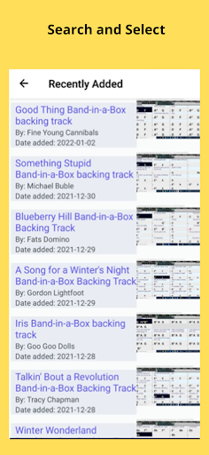 Band-in-a-Box SGU Files ekran görüntüsü