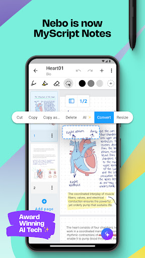 MyScript Notes (Nebo) ekran görüntüsü
