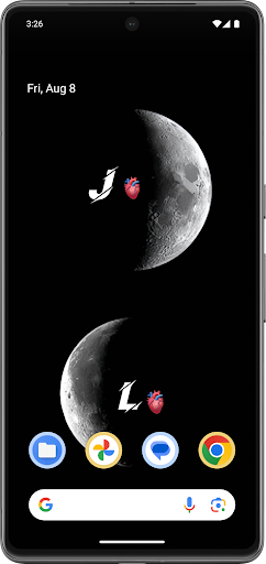 Text on Live Wallpaper ekran görüntüsü