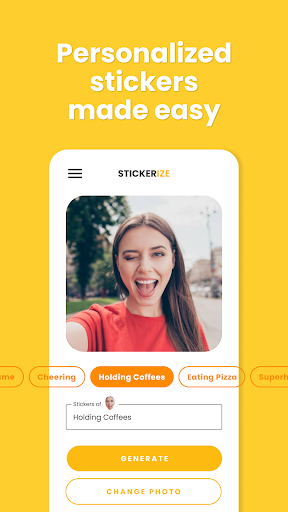 Stickerize - AI sticker maker ekran görüntüsü