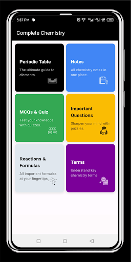 Chemistry Notes and MCQS ekran görüntüsü
