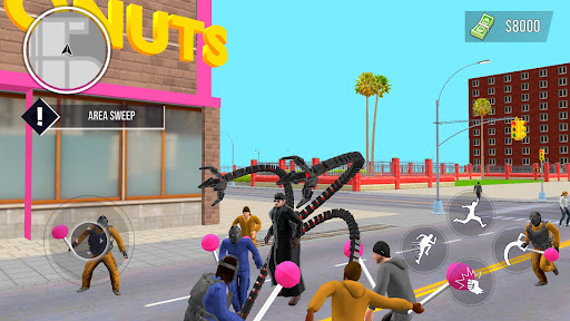 Superhero Crime Open World War ekran görüntüsü