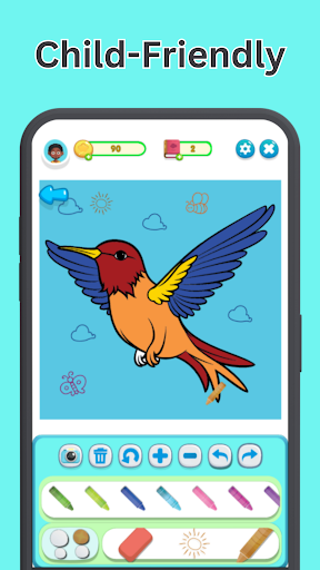 Coloring book: Play & Learn ekran görüntüsü