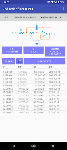 Operational amplifier tools ekran görüntüsü