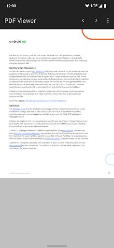 Secure PDF Viewer ekran görüntüsü