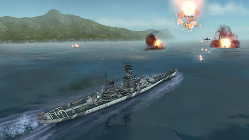 WARSHIP BATTLE:3D World War II ekran görüntüsü