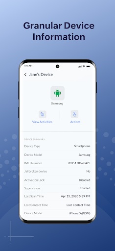 Mobile Device Manager Plus MSP ekran görüntüsü