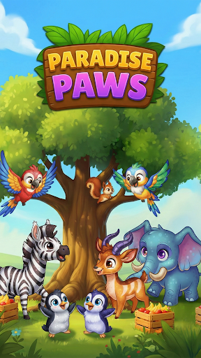 Paradise Paws: Merge Animals ekran görüntüsü