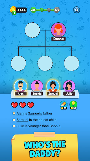 Family Tree! - Logic Puzzles ekran görüntüsü