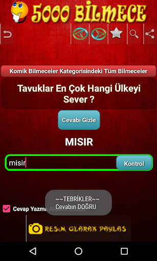 5000 Bilmece ekran görüntüsü