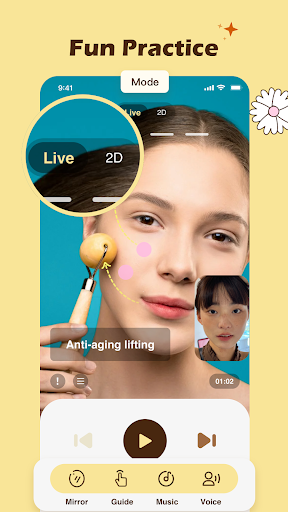 FaceGlow:Face Yoga & Skincare ekran görüntüsü