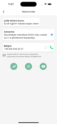 Çelik Sürücü Kursu ekran görüntüsü