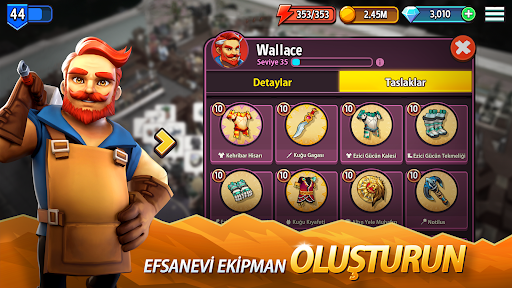 Shop Titans: Üretim ve Tasarım ekran görüntüsü