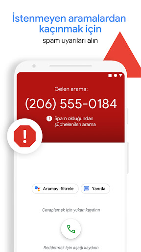Google Telefon ekran görüntüsü