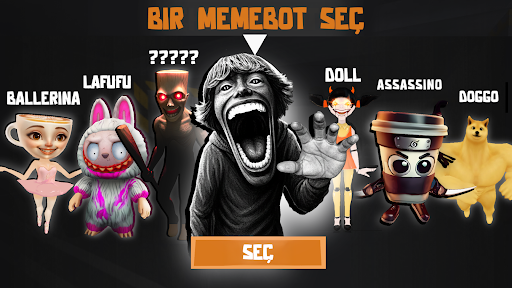 Meme Bots Brainrot Chase Rooms ekran görüntüsü