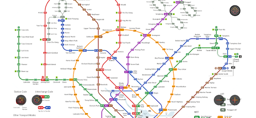 Singapore MRT Map Route (Pro) ekran görüntüsü