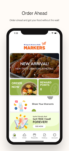 Markers Wings & Korean Deli ekran görüntüsü