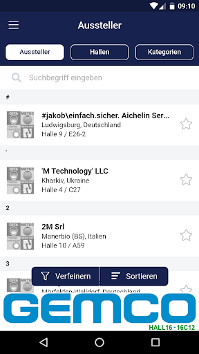 GMTN App ekran görüntüsü